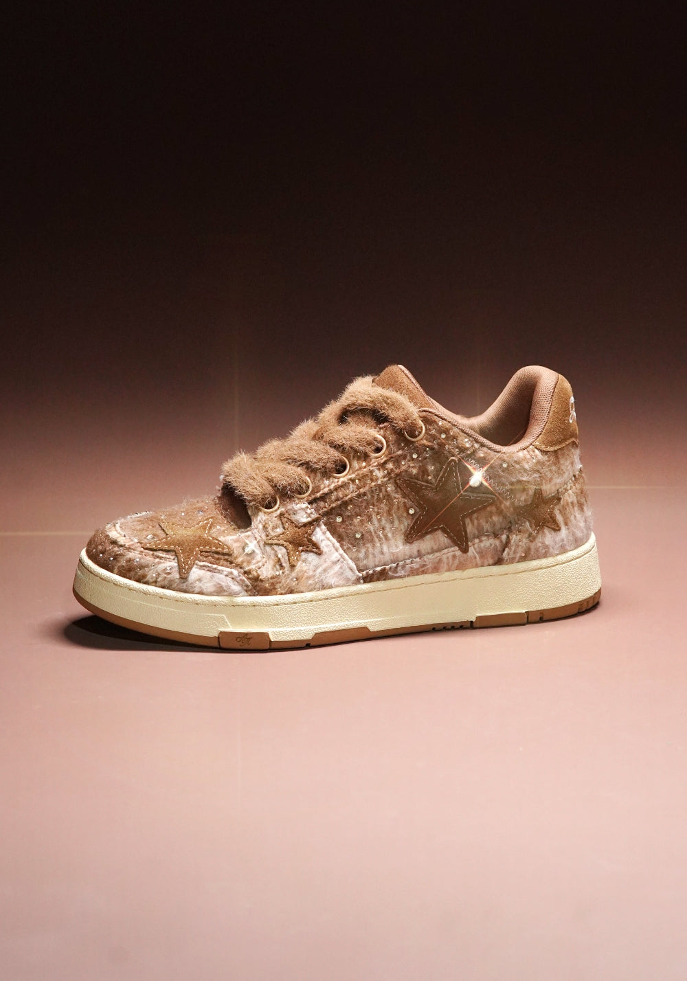 KAALIXTO丨Gradient Brown Fuzzy Star Sneaker - PSYLOS 1, KAALIXTO丨Gradient Brown Fuzzy Star Sneaker, Skate Shoes, KAALIXTO•JAPAN, PSYLOS 1